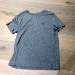 Gray polo shirt